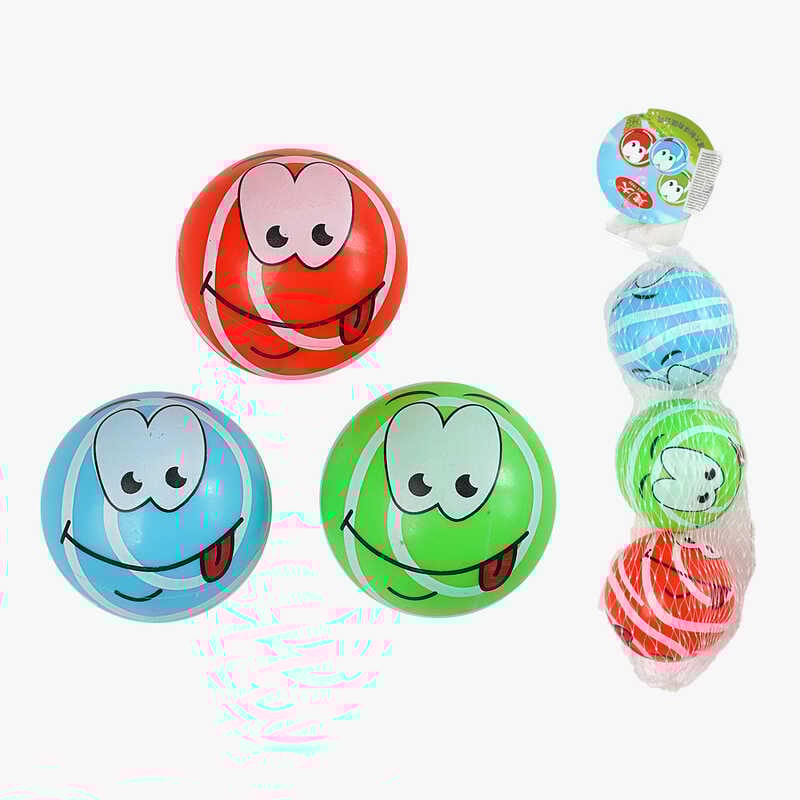 М`яч гумовий С 70483 (300) ЦІНА ЗА 3 ШТУКИ У СІТЦІ, 6 см діаметр