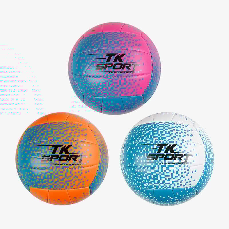 М`яч волейбольний C 70348 (100) "TK Sport", 3 види, ВИДАЄТЬСЯ ТІЛЬКИ МІКС ВИДІВ