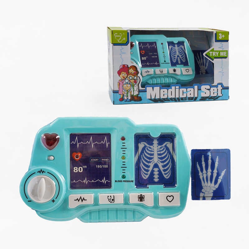 Набір лікаря D 1511 A (24/2) звук, підсвічування, на батарейках, в коробці