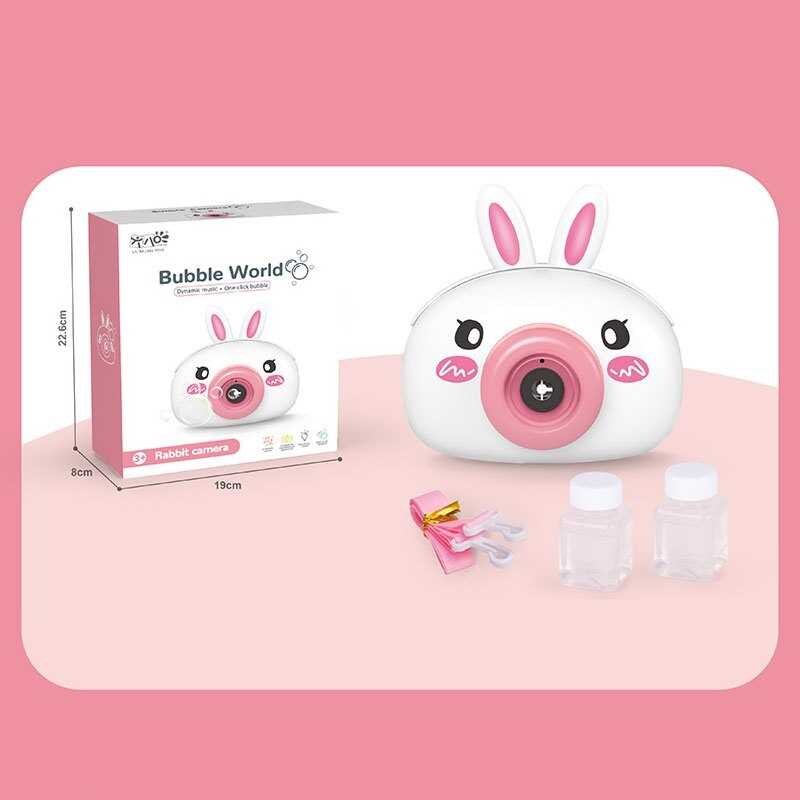 Установка з мильними бульбашками S 680-21 (60) підсвічування, мелодія, автоматичний принцип, 2 пляшечки з мильним розчином, ремінець, в коробці