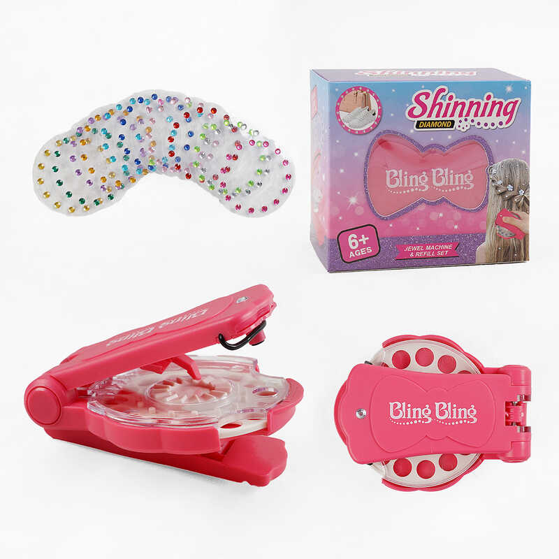 Прикраси для волосся FX 680 (60/2) пристрій для створення зачісок, диски зі стразами, в коробці