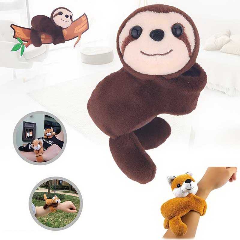 М’яка іграшка-браслет 034-11 (240) чіпляється лапками на руку