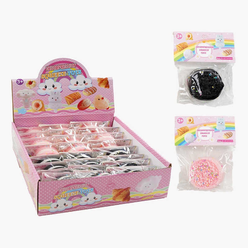 Гра антистрес C 70647 (16) ЦІНА ЗА 24 ШТУКИ В БЛОЦІ, "Печиво", посипка, в коробці