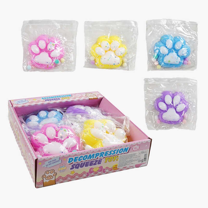 Гра антистрес C 70655 (24) ЦІНА ЗА 6 ШТУК В БЛОЦІ, “Лапка”, в пакеті