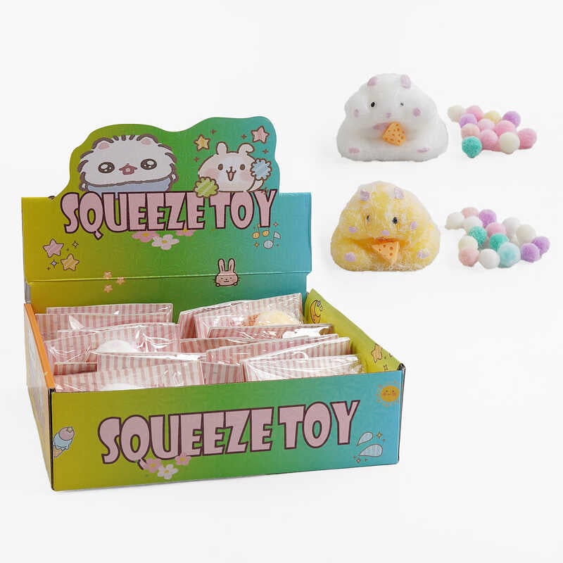 Гра антистрес C 70757 (24) ЦІНА ЗА 16 ШТУК В БЛОЦІ, “Хом’ячок”, в коробці