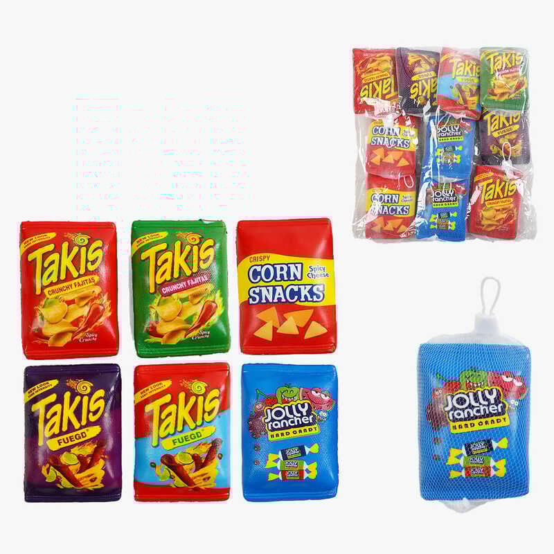 Антистрес-сквіш C 70642 (50) ЦІНА ЗА 12 ШТУК В УПАКОВЦІ,  8.5х2х12.5 см, сквіш, ароматизований,  в пакеті 