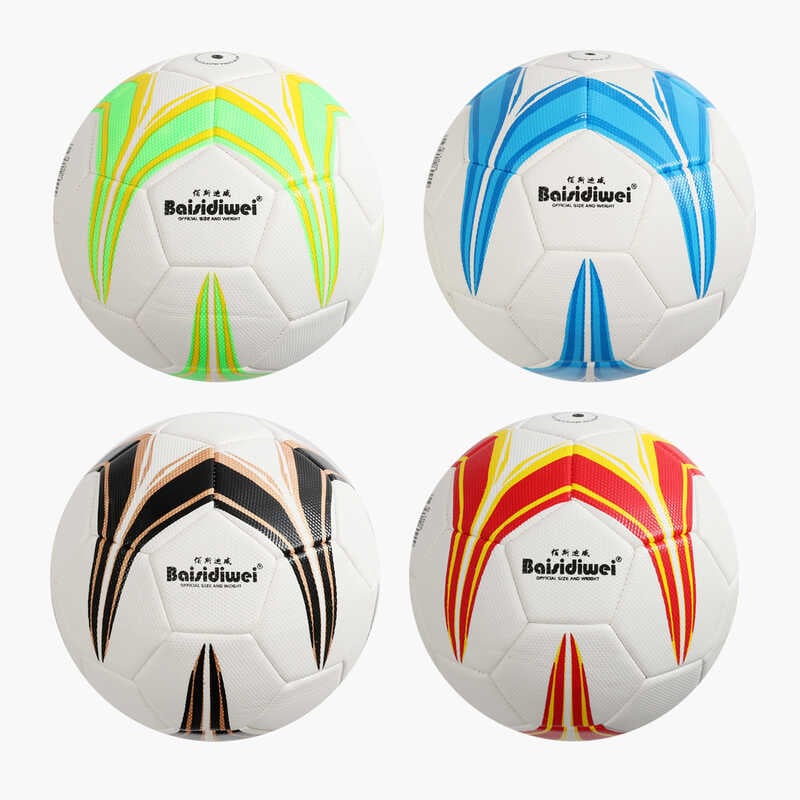 М`яч футбольний C 70460 (60) 4 види, вага 400-420 грамів, матеріал PU, балон гумовий, розмір №5, ВИДАЄТЬСЯ ТІЛЬКИ МІКС ВИДІВ