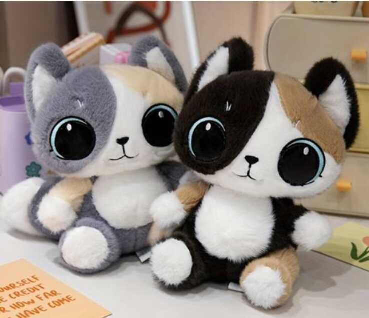 М`яка іграшка M 18319 (100) 2 види, “Котик”, висота 37см