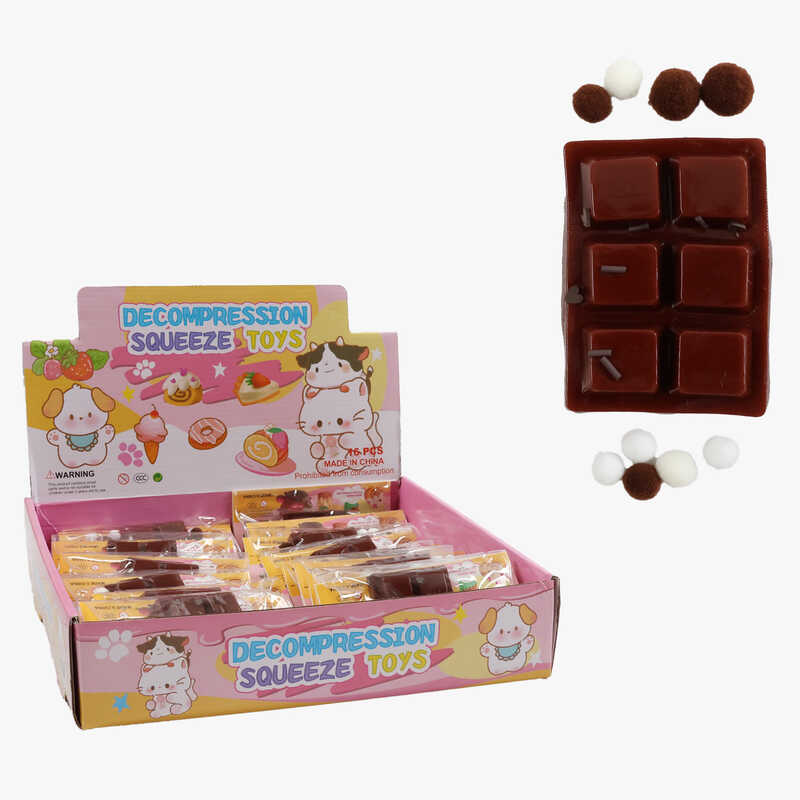 Гра антистрес C 72389 (24) ЦІНА ЗА 16 ШТУК В БЛОЦІ "Шоколад", ароматизований, в коробці