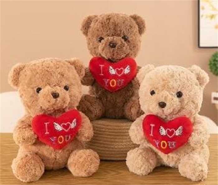 М`яка іграшка M 18531 (50) 3 кольори, “Ведмедик”, висота: 38 см, ВИДАЄТЬСЯ МІКС