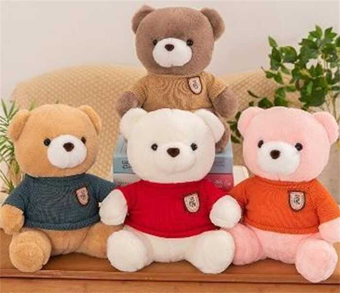 М`яка іграшка M 18533 (80) 4 кольори, “Ведмедик”, висота: 28 см, ВИДАЄТЬСЯ МІКС