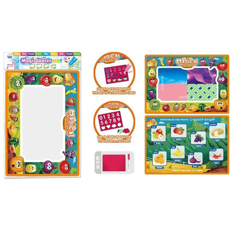 Текстильна водна розмальовка Z 189-6 E (288/2) водний маркер, трафарет, в пакеті