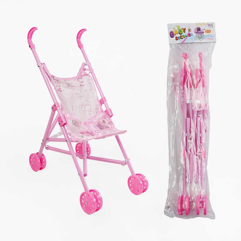 Візок для ляльки CS 7817 S-1 (72/2) висота 48 см, складна конструкція, в пакеті
