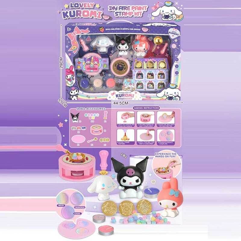 Набір для творчості U 12 (48) віск, печатки, свічки, інструменти, 3 фігурки героїв, в коробці