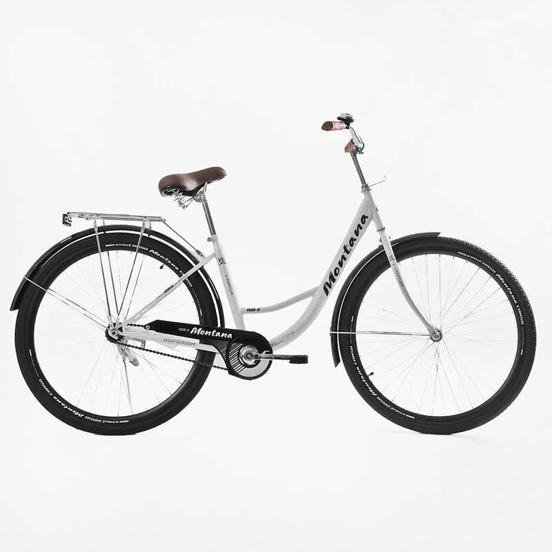 Велосипед міський Corso «Montana» 28`` MT-28910 (1) одношвидкісний, сталева рама 20``, багажник