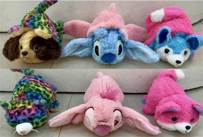 М`яка іграшка M 18459 (200) двостороння, вивернушка, довжина 25 см, ВИДАЄТЬСЯ ТІЛЬКИ МІКС ВИДІВ