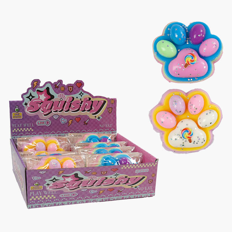 Гра антистрес C 72527 (24) ЦІНА ЗА 8 ШТУК В БЛОЦІ, “Лапка”, в коробці