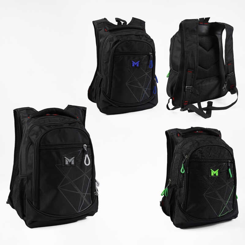 Рюкзак C 72799 (50) 3 види, розмір: 35х20х42 см, 3 відділення, 3 кишені, на блискавці, в пакеті, ВИДАЄТЬСЯ ТІЛЬКИ МІКС ВИДІВ