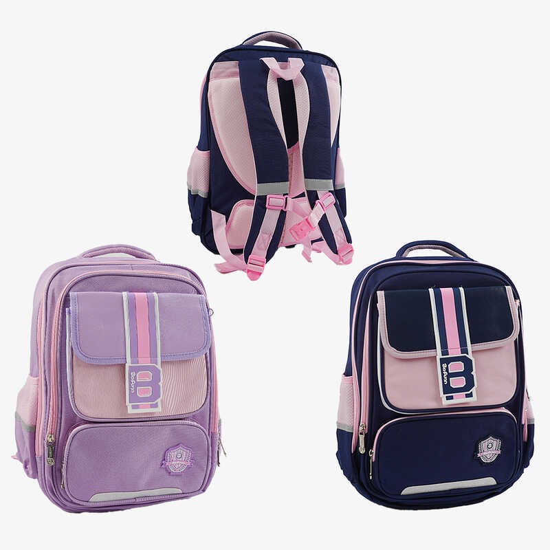 Рюкзак C 72826 (50) 2 кольори, розмір: 34х18х46 см, 2 відділення, 4 кишені, нагрудний ремінь, регульовані лямки, на блискавці, в пакеті