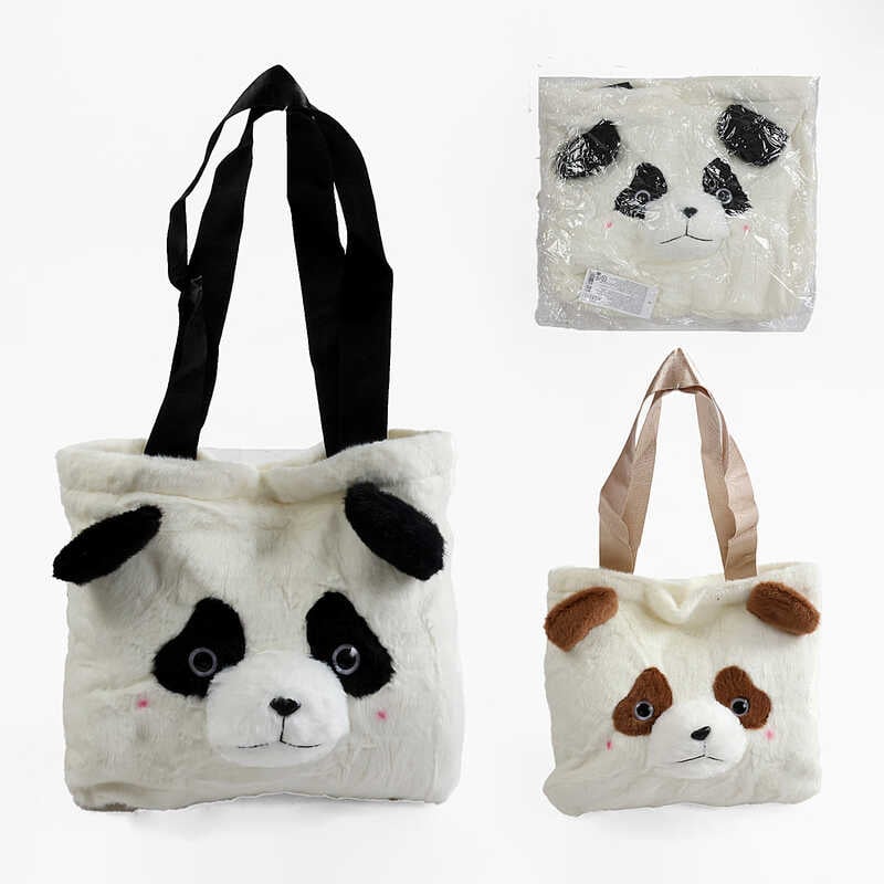 Сумочка M 18551 (200) 2 види, "Панда", 1 відділення, в пакеті