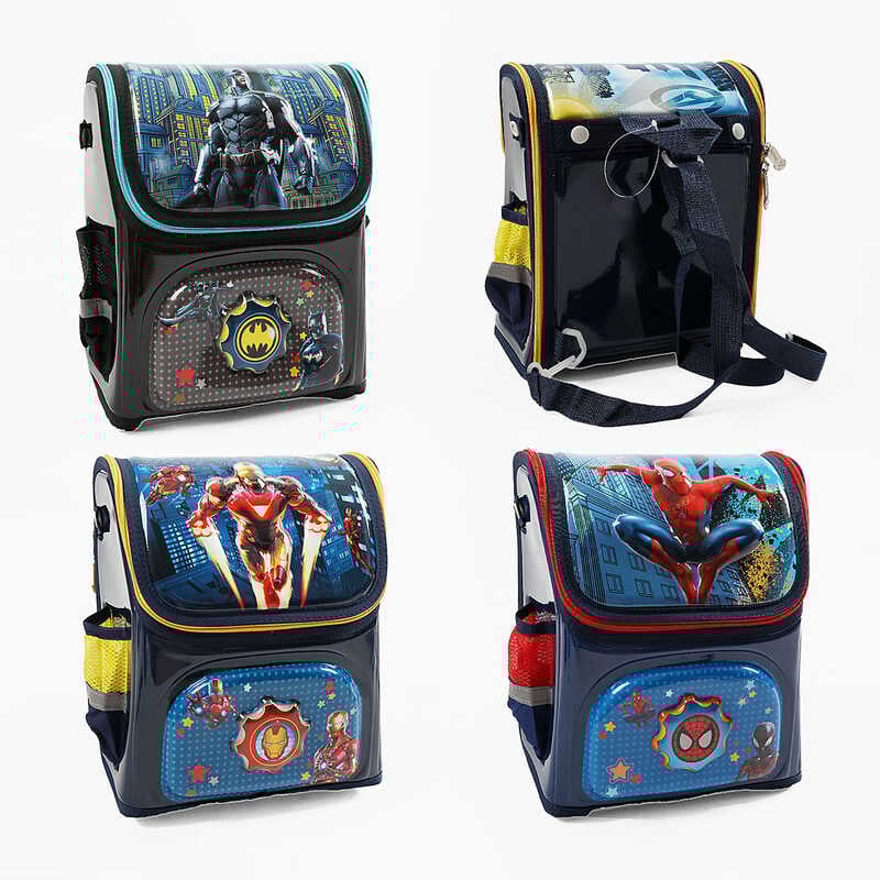 Рюкзак C 72891 (120) розмір: 23х14х29 см, 1 відділення, 2 кишені, на блискавці, розкладна конструкція, регульовані лямки, пластикові вставки, в пакеті, ВИДАЄТЬСЯ ТІЛЬКИ МІКС ВИДІВ