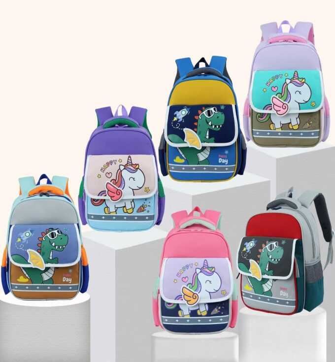 Рюкзак C 72906 (120) розмір: 30х18х35 см, 1 відділення, 3 кишені, регульовані лямки, на блискавці, в пакеті, ВИДАЄТЬСЯ ТІЛЬКИ МІКС