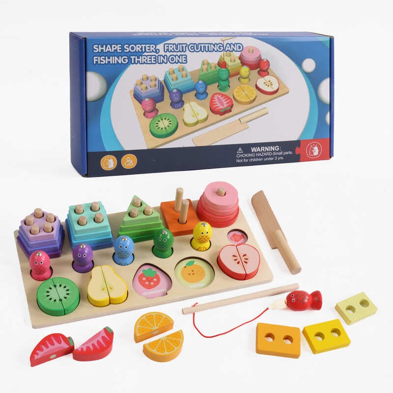 Дошка логічна D 38474 (27) сортер, магнітна гра, риболовля, в коробці