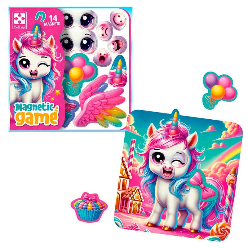 гр Магнітна гра "Емоції Єдиноріжки" VT3220-01 (20) "Vladi Toys"