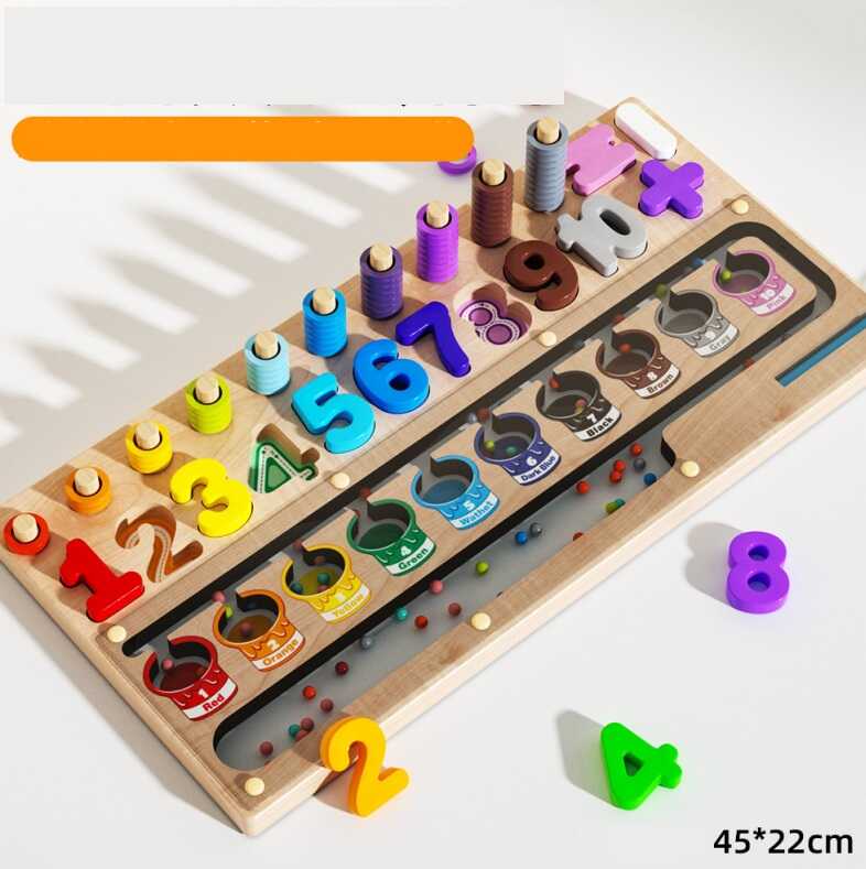 Дошка логічна C 74027 (16) гра з кілочками, кольорові кільця, стилус, кульки, сортер, магнітна гра, цифри, в коробці