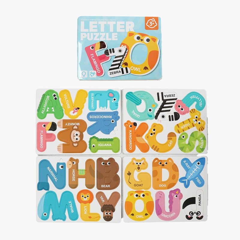 Набір магнітів C 74773 (80) абетка, англійська, назви тварин, в пакеті