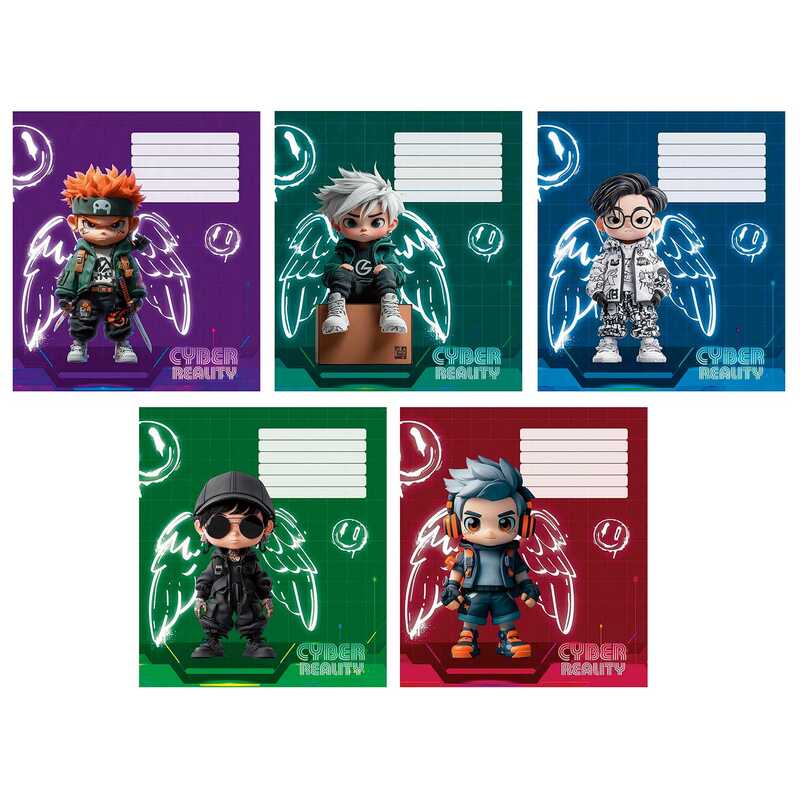 гр Зошит учнівський "Школярик" 012-3566К 12 арк.,УФ-лак, у клітинку ЦІНА ЗА 30 ШТУК В УПАКОВЦІ (1) ВИДАЄТЬСЯ МІКС ВИДІВ