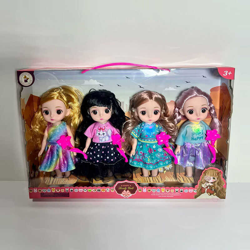 Лялька A 02 E (72/2) 4 ляльки в коробці