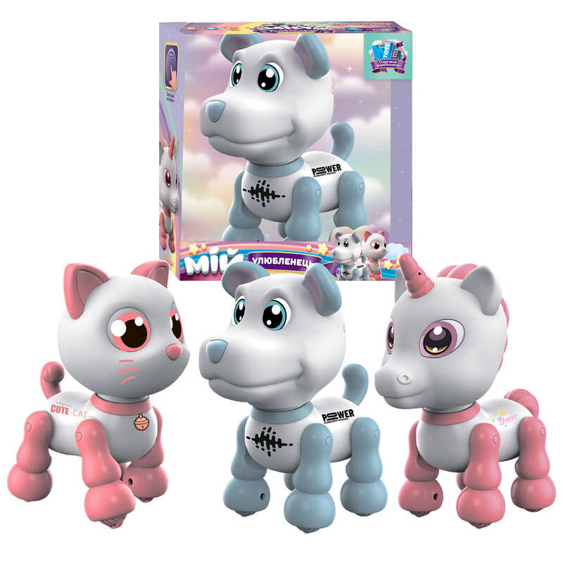 Інтерактивна гра "Мій улюбленець" 40986 (24) "WToys", 3 види, ВИДАЄТЬСЯ МІКС, ОЗВУЧУВАННЯ УКРАЇНСЬКОЮ МОВОЮ, в коробці