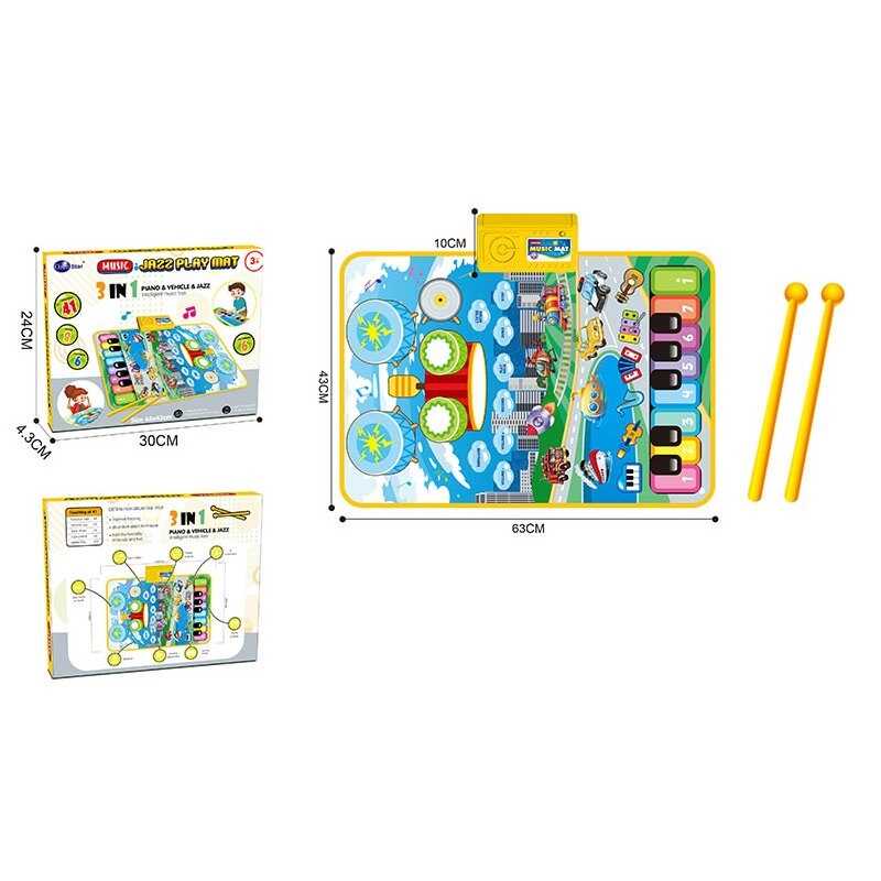 Килимок музичний 757-80 (60/2) в коробці