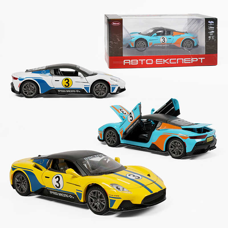 Машинка TX-96680 (48/2) "Авто Експерт", 3 кольори, в коробці, ВИДАЄТЬСЯ ТІЛЬКИ МІКС ВИДІВ