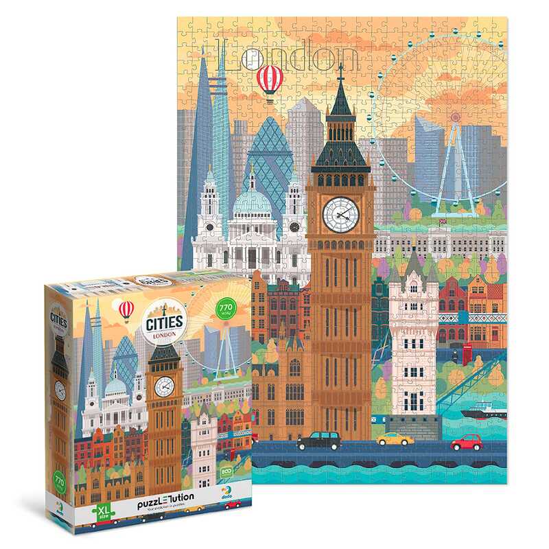 гр Пазл Medium-XL "Міста. Лондон" 300649 (33) "DoDo"