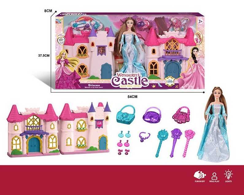 Замок з лялькою KDL 60 (16) в коробці