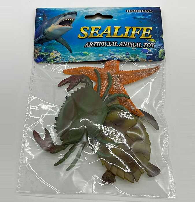 Набір морських жителів 188-34 (264) 3 фігурки, в пакеті