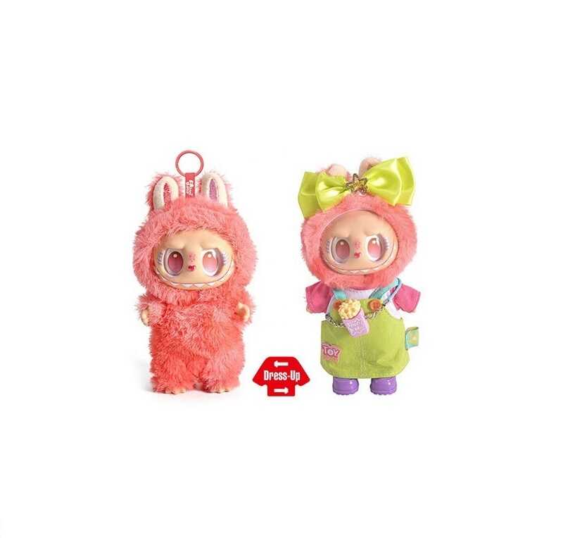 М`яка іграшка-брелок YF 004 B (120/2) герой, гумовий, висота 17 см, металеве кільце, знімний одяг, рухомі ручки та ніжки, бантик, У ПАКЕТІ