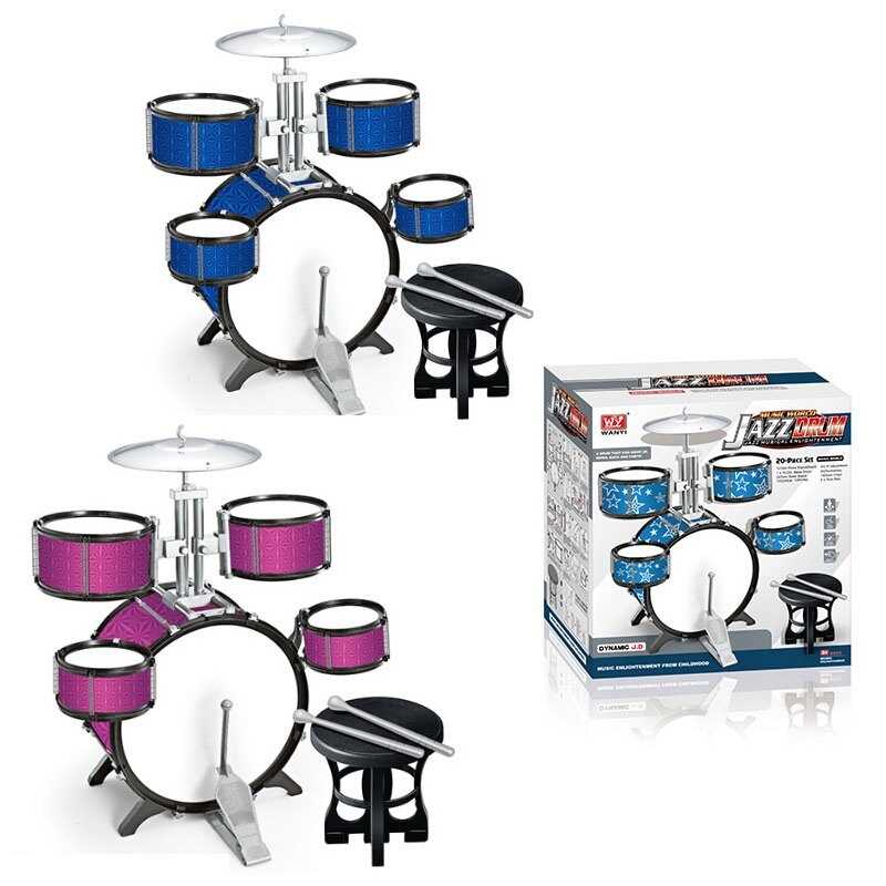 Барабанна установка 3988 (8) 2 кольори, в коробці