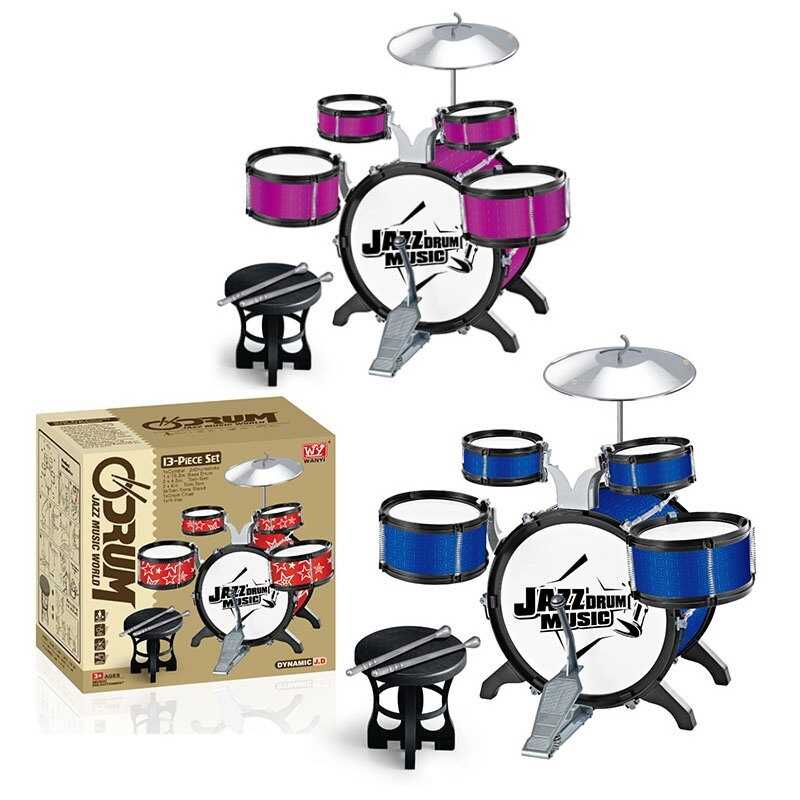 Барабанна установка 3888 (12) 2 кольори, в коробці