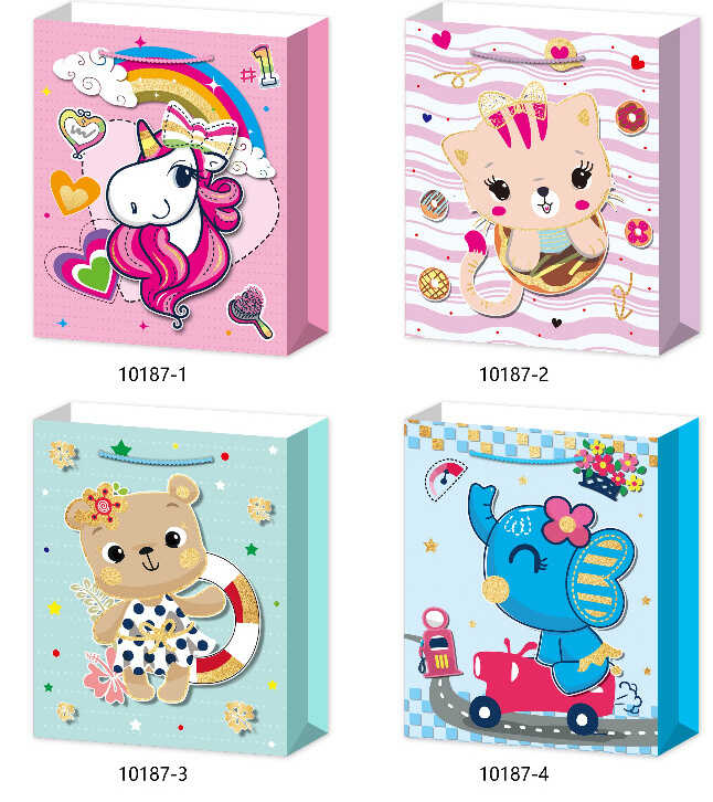 Пакет подарунковий C 75692 (720) 4 види, ВИДАЄТЬСЯ ТІЛЬКИ МІКС ВИДІВ