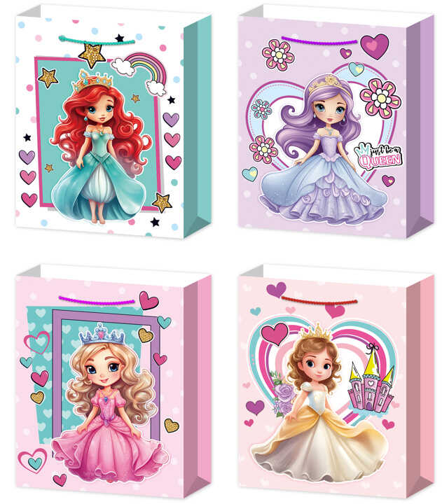 Пакет подарунковий C 75718 (720) 4 види, ВИДАЄТЬСЯ ТІЛЬКИ МІКС ВИДІВ