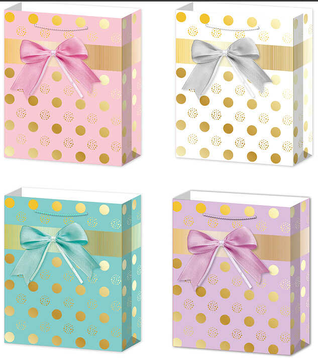 Пакет подарунковий C 75729 (720) 4 види, ВИДАЄТЬСЯ ТІЛЬКИ МІКС ВИДІВ