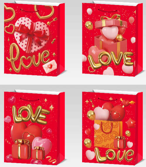 Пакет подарунковий C 75736 (720) 4 види, ВИДАЄТЬСЯ ТІЛЬКИ МІКС ВИДІВ