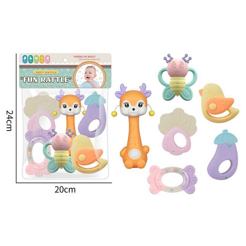 Набір брязкалець JHD 240 (144/2) 6 штук в пакеті