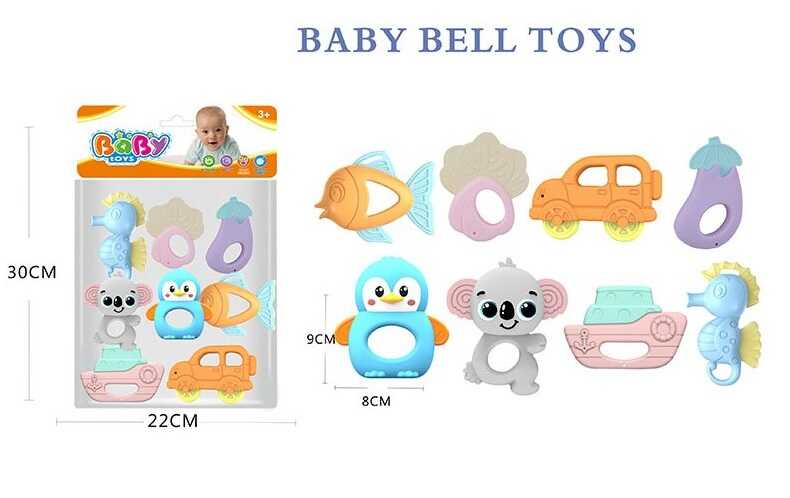 Набір брязкалець 508-150 (120/2) 8 штук в пакеті