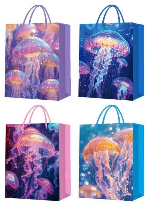 Пакет подарунковий C 75664 (360) ВЕЛИКИЙ, ВИДАЄТЬСЯ ТІЛЬКИ МІКС ВИДІВ