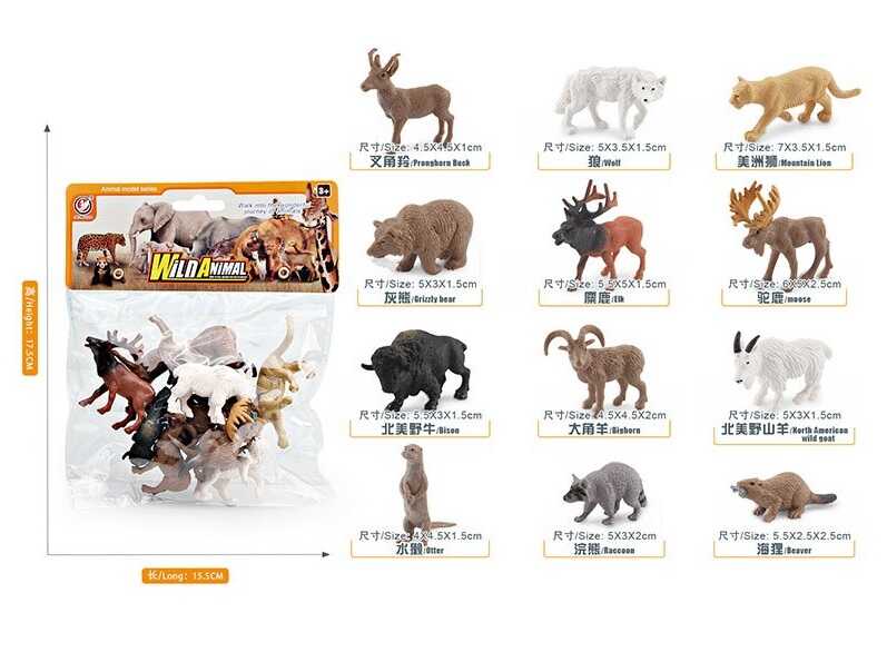 Набір тварин YJ 839 D (144) в пакеті 