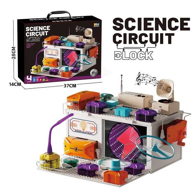 Електронний конструктор D 4012 (18/2) в коробці